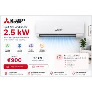 Mitsubishi Air Conditioner 2.5 kW